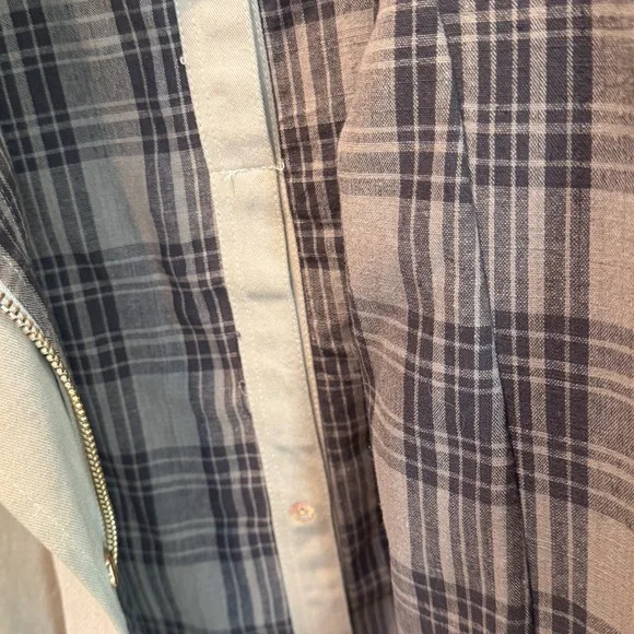 Tan Women's barn jacket with brown corduroy collar size M/US6 - Picture 5 of 12